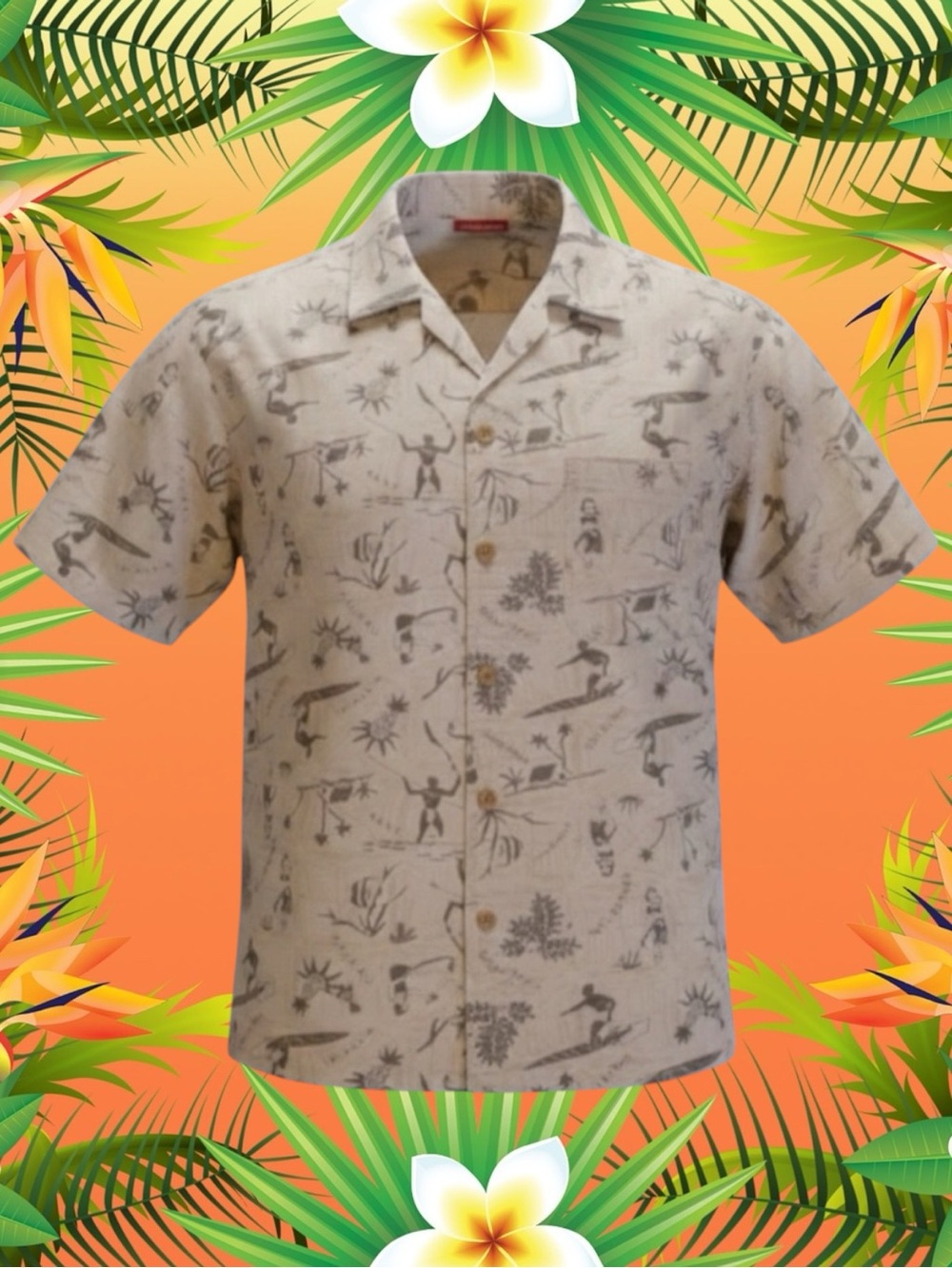 Vintage Unionbay 100% Cotton 90s Classic Retro Eclectic Grandpa Hawaiian Shirt M